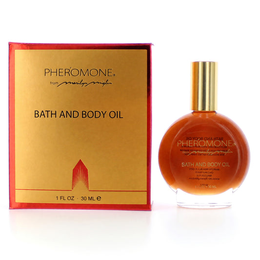 Feromona de Marilyn Miglin, aceite corporal y de baño de 1 oz para mujeres