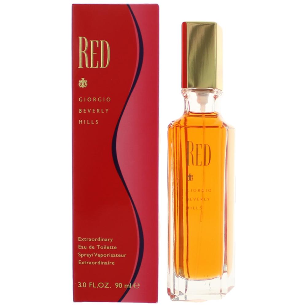 Red by Beverly Hills, 3 oz Eau De Toilette Spray for Women