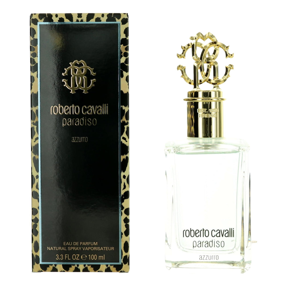 Roberto Cavalli Paradiso Azzurro by Roberto Cavalli, 3.3oz EDP Spray women