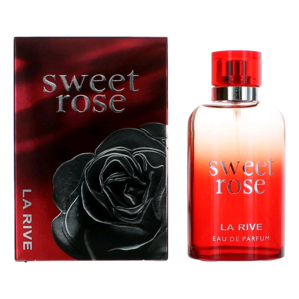 Sweet Rose by La Rive, 3 oz Eau De Parfum Spray for Women