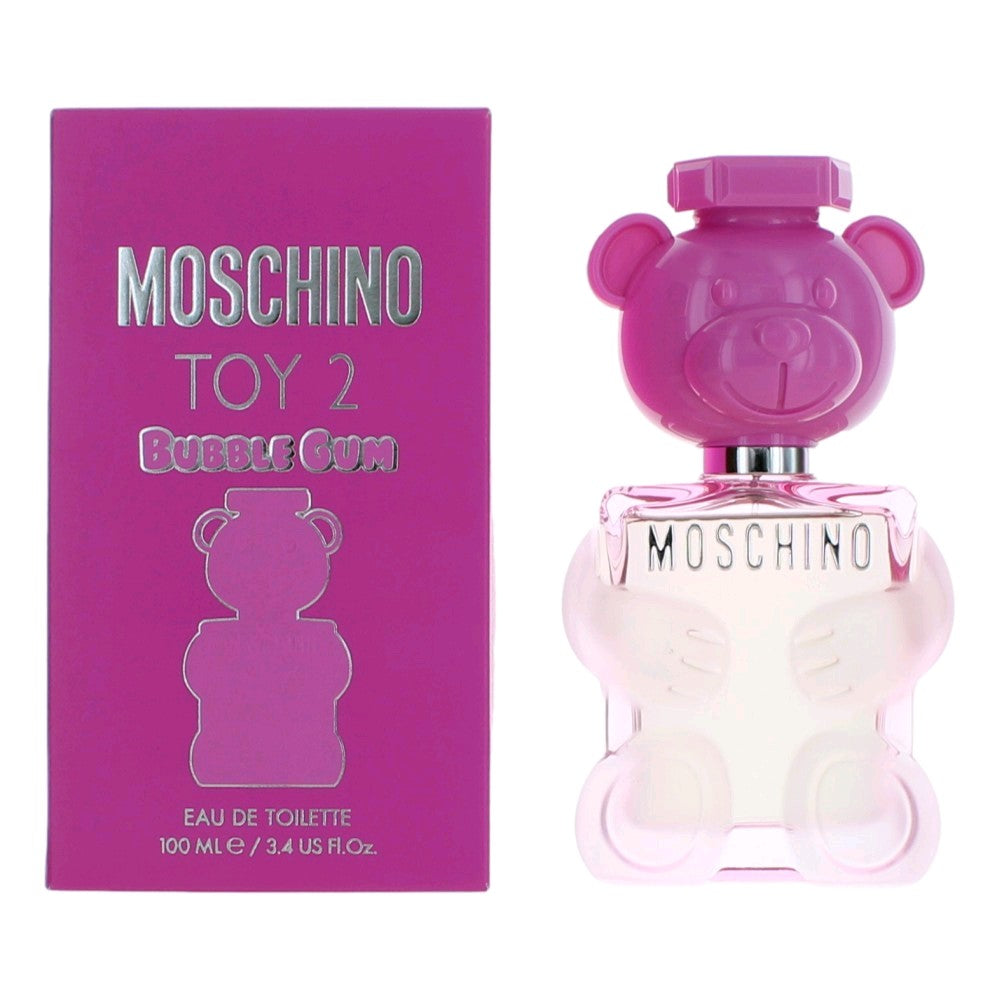 Moschino Toy 2 Bubble Gum by Moschino, 3.4 oz Eau De Toilette Spray for Women