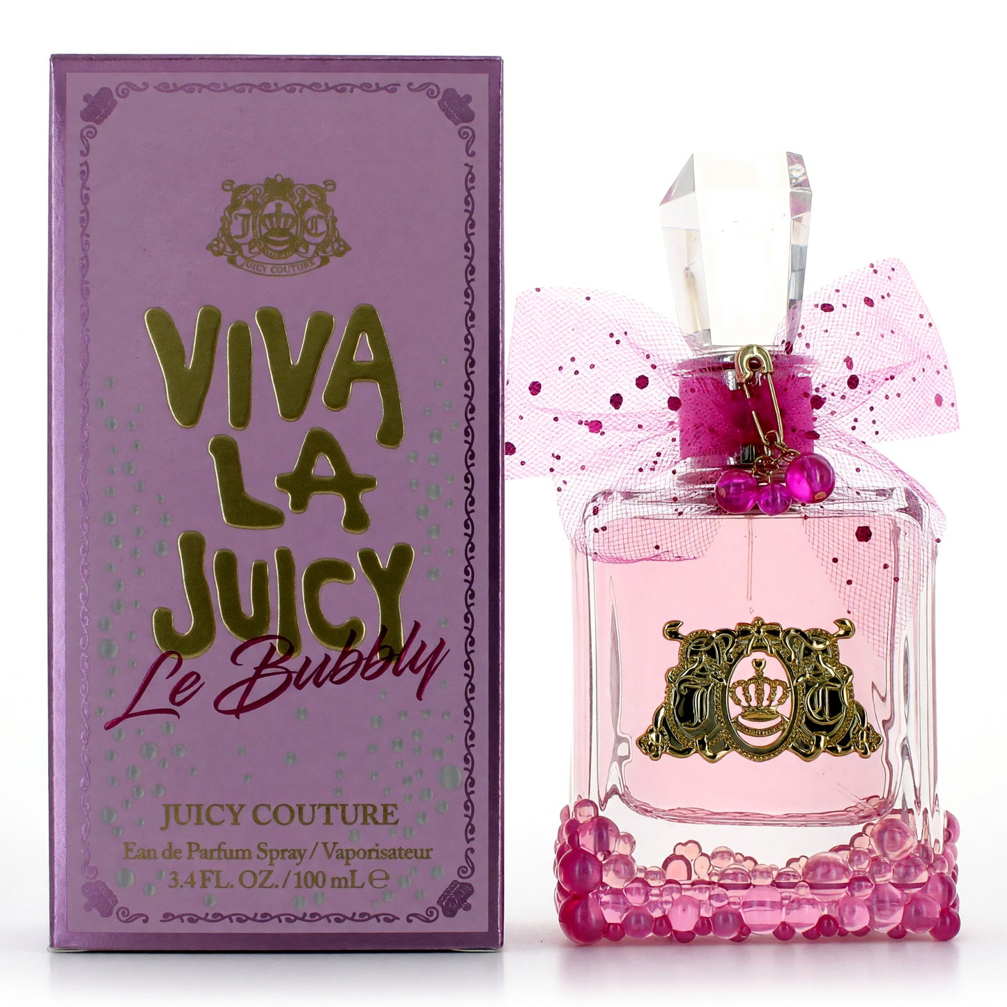Viva La Juicy Le Bubbly de Juicy Couture, Eau de Parfum en espray de 3.4 oz para mujer