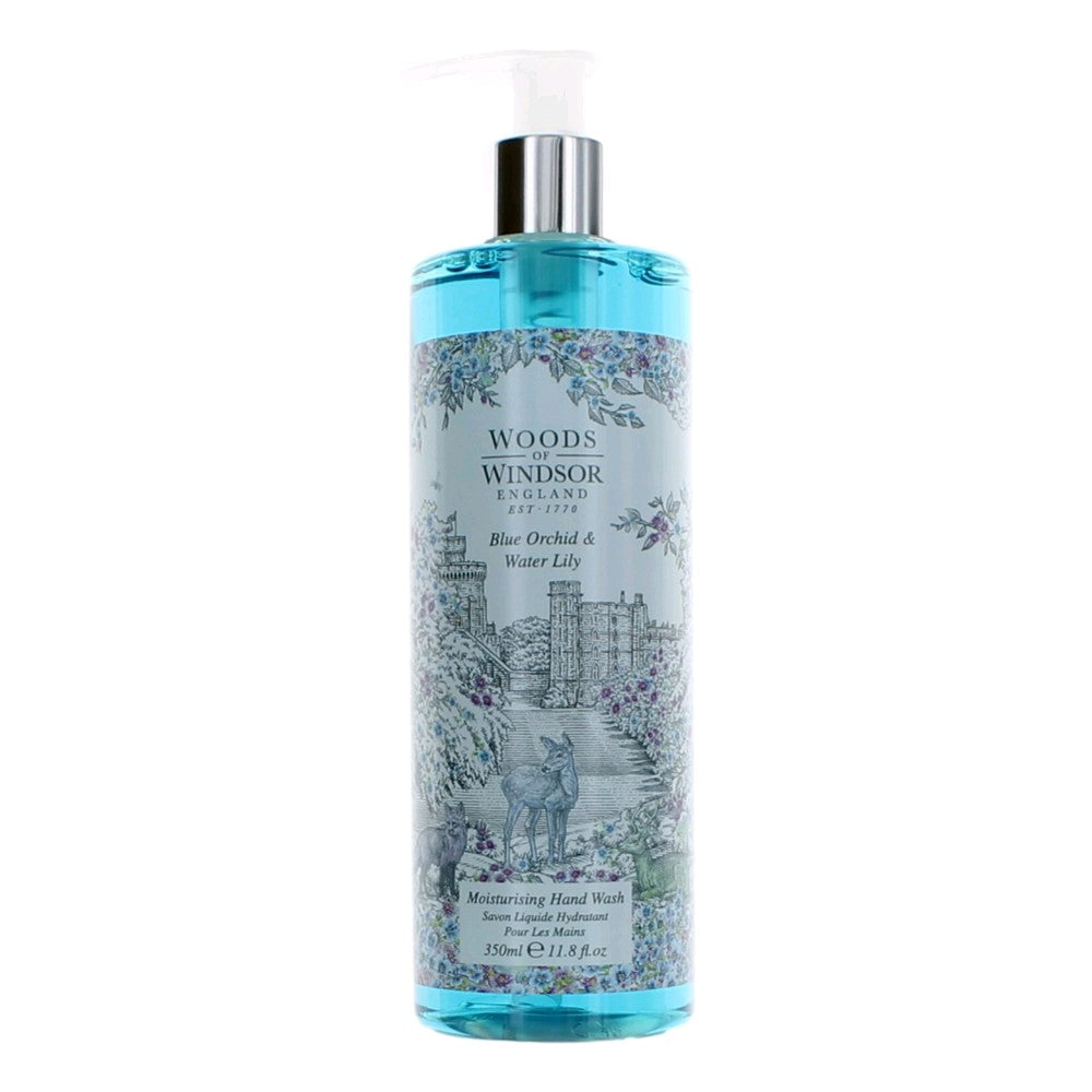 Woods Of Windsor Orquídea Azul y Lirio de Agua, Jabón de Manos Hidratante 350ml para mujer
