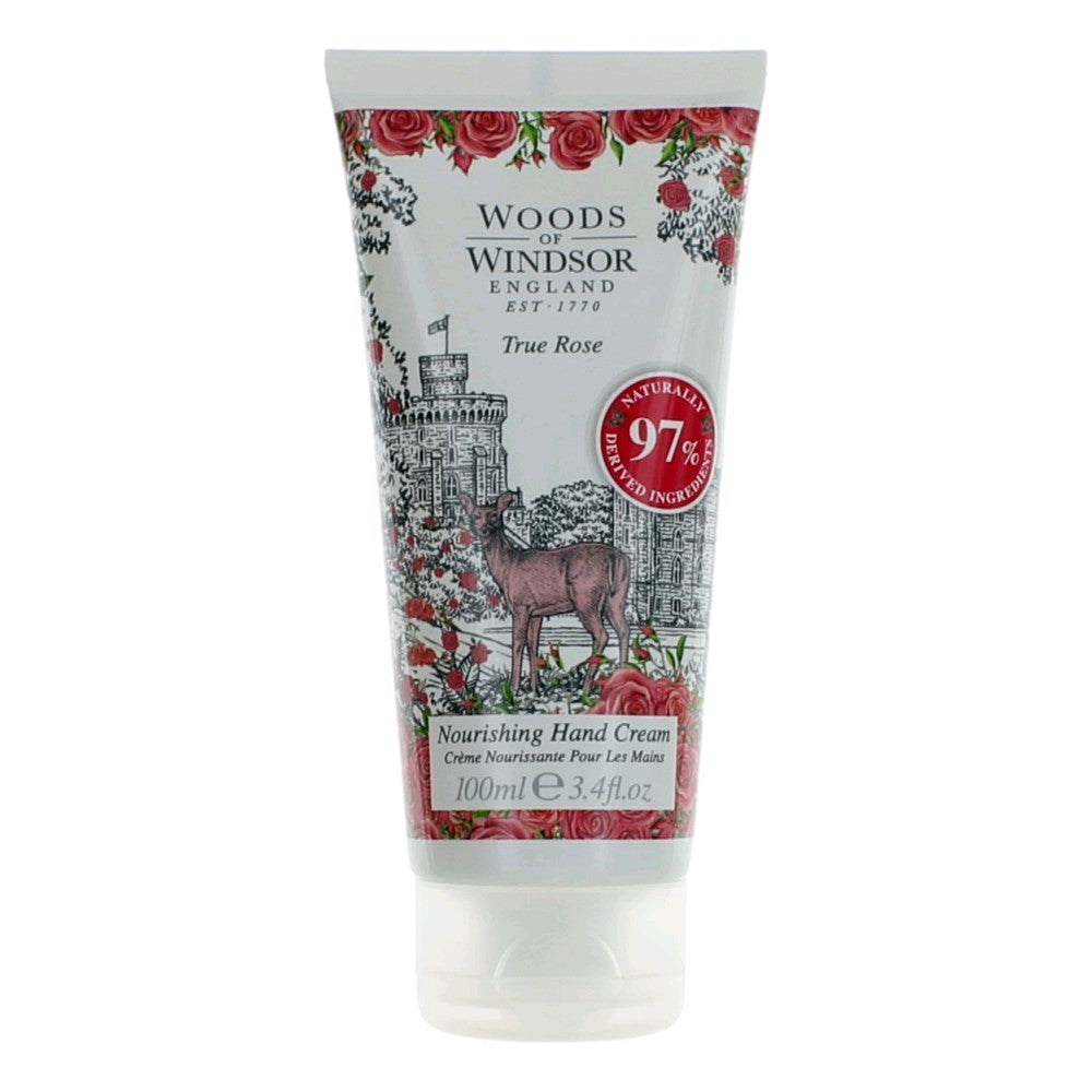 Woods Of Windsor True Rose, 3.4oz Crema Nutritiva de Manos para mujer