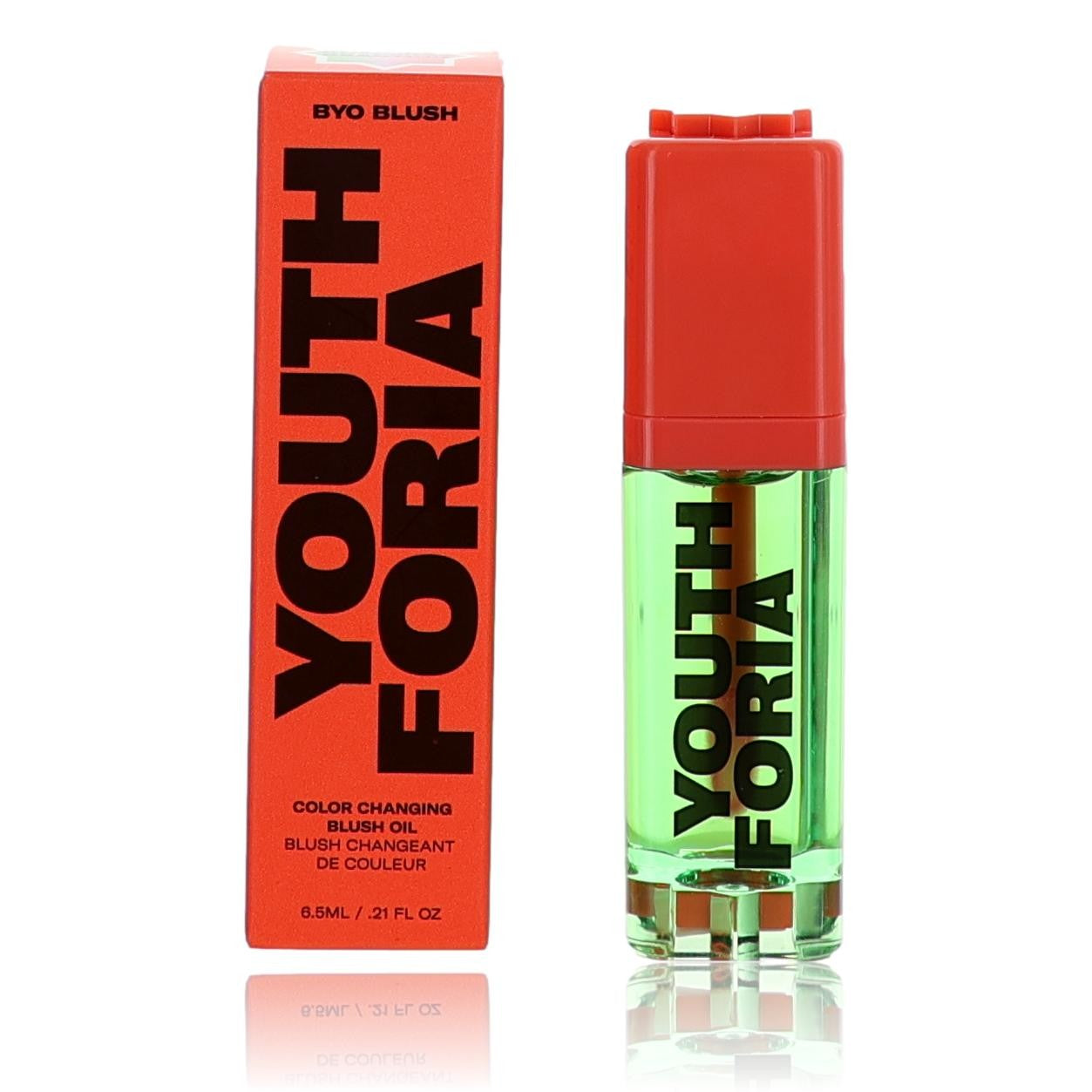 Colorete BYO de Youthforia, 0.21 oz Aceite para mejillas que cambia de color