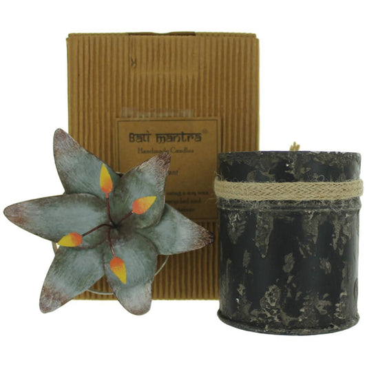 Bali Mantra Handmade Scented Candle In Waterlily Tin - Redcurrant - 101 Perfume Plus