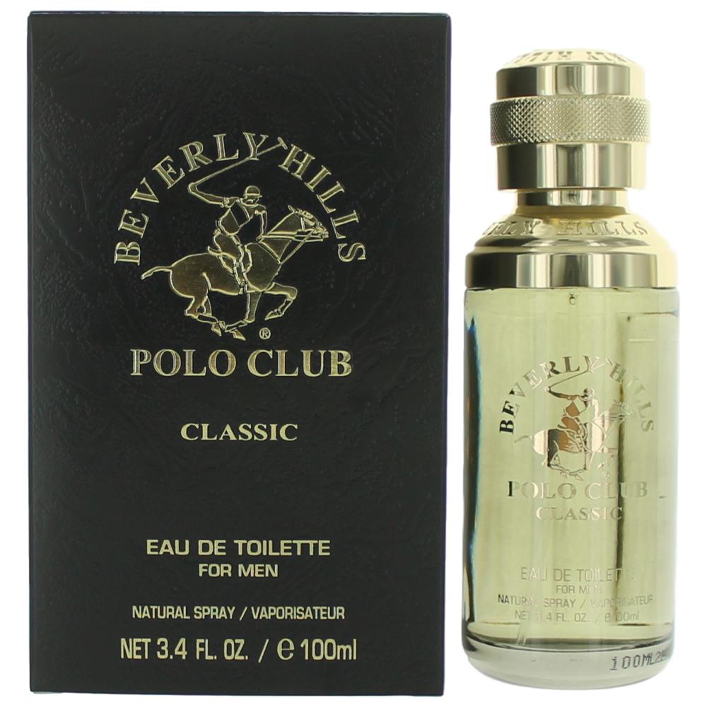 BHPC Classic by Beverly Hills Polo Club, 3.4 oz Eau De Toilette Spray for Men - 101 Perfume Plus