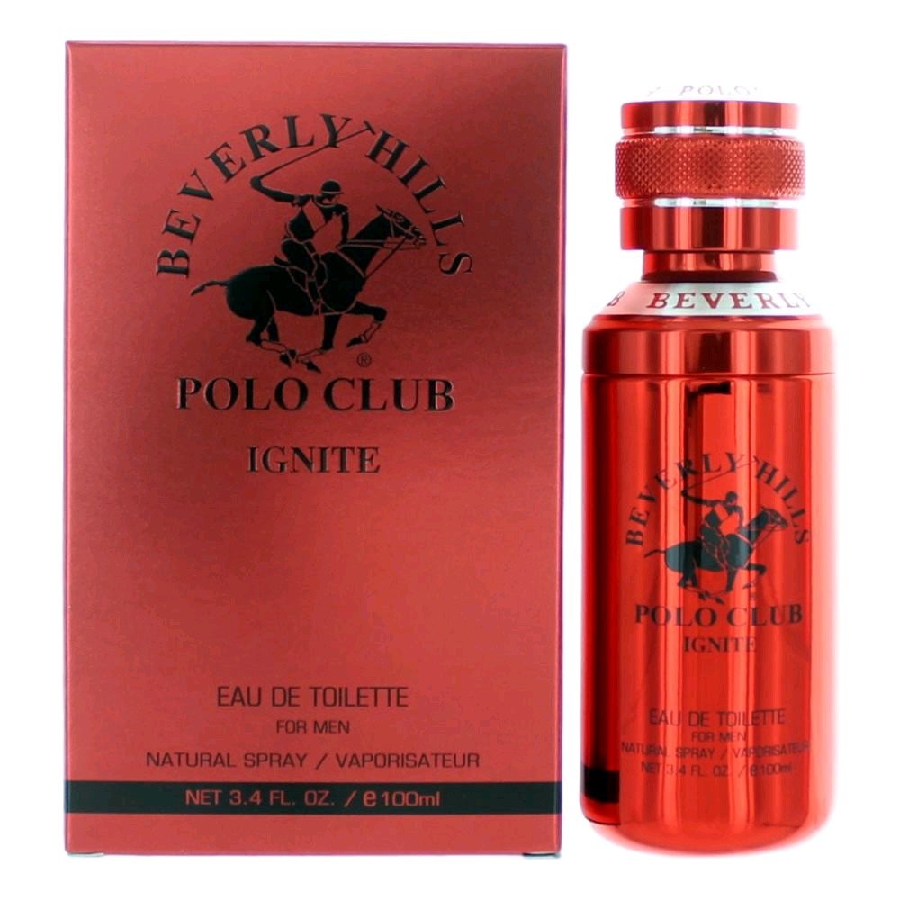 BHPC Ignite by Beverly Hills Polo Club, 3.4 oz Eau De Toilette Spray for Men - 101 Perfume Plus