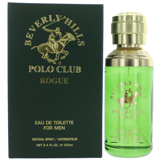 BHPC Rogue by Beverly Hills Polo Club, 3.4 oz Eau De Toilette Spray for Men - 101 Perfume Plus