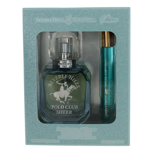 BHPC Sheer by Beverly Hills Polo Club, 2 Piece Set for Women - 101 Perfume Plus