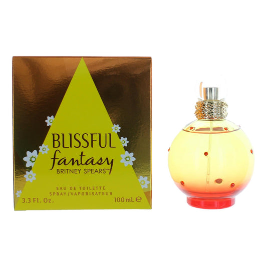 Blissful Fantasy by Britney Spears, 3.3 oz Eau De Toilette Spray for Women - 101 Perfume Plus