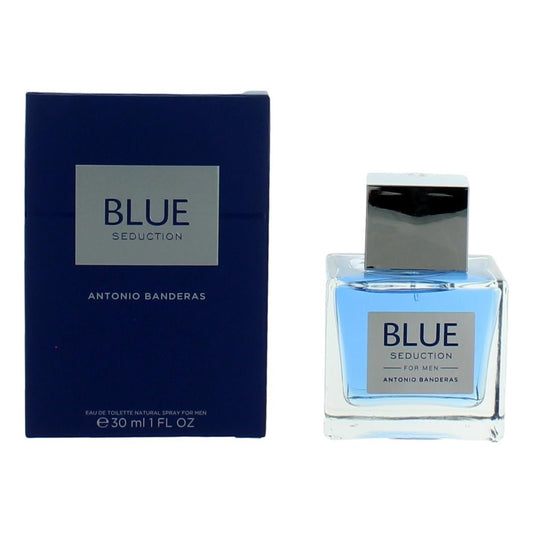 Blue Seduction by Antonio Banderas, 1 oz Eau De Toilette Spray for Men - 101 Perfume Plus