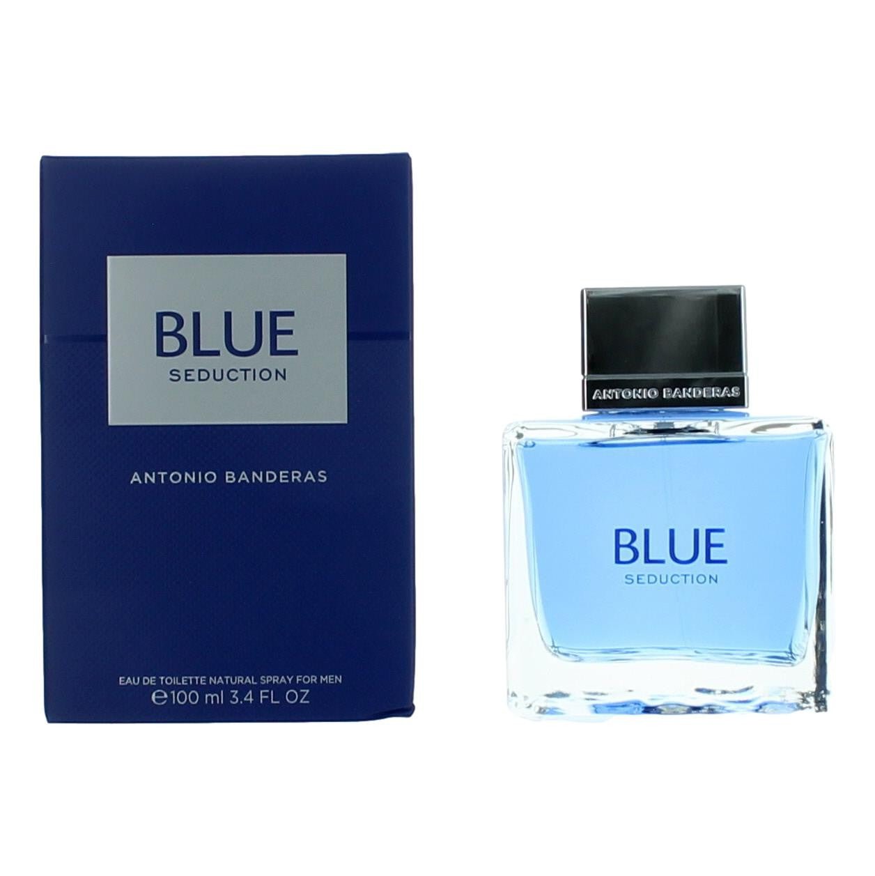 Blue Seduction by Antonio Banderas, 3.4 oz Eau De Toilette Spray for Men - 101 Perfume Plus