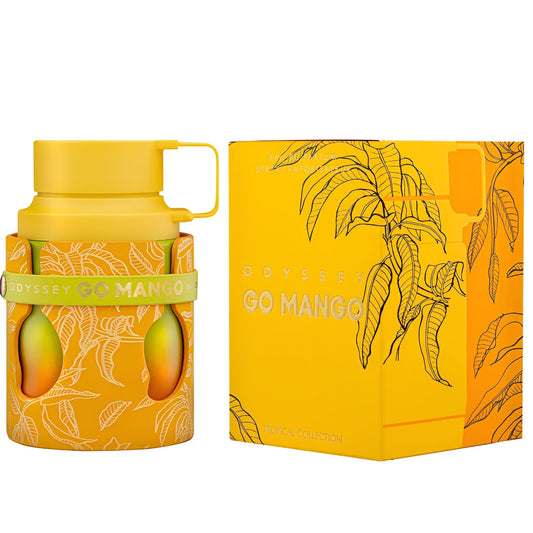 Odyssey Go Mango by Armaf, 3.4 oz Eau De Parfum Spray for Men