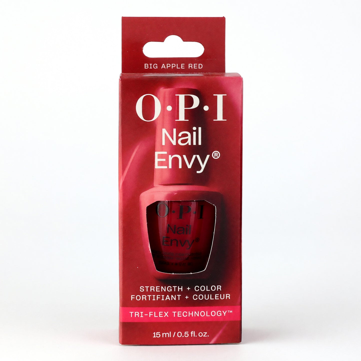 OPI Nail Envy by OPI, 0.5 oz Nail Strengthener- Big Apple Red