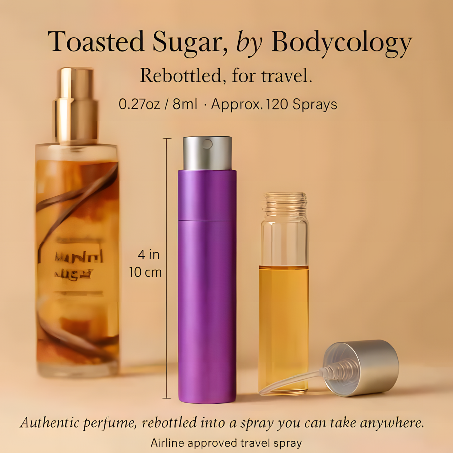 Bodycology Toasted Sugar by Bodycology - 8ml Travel Spray