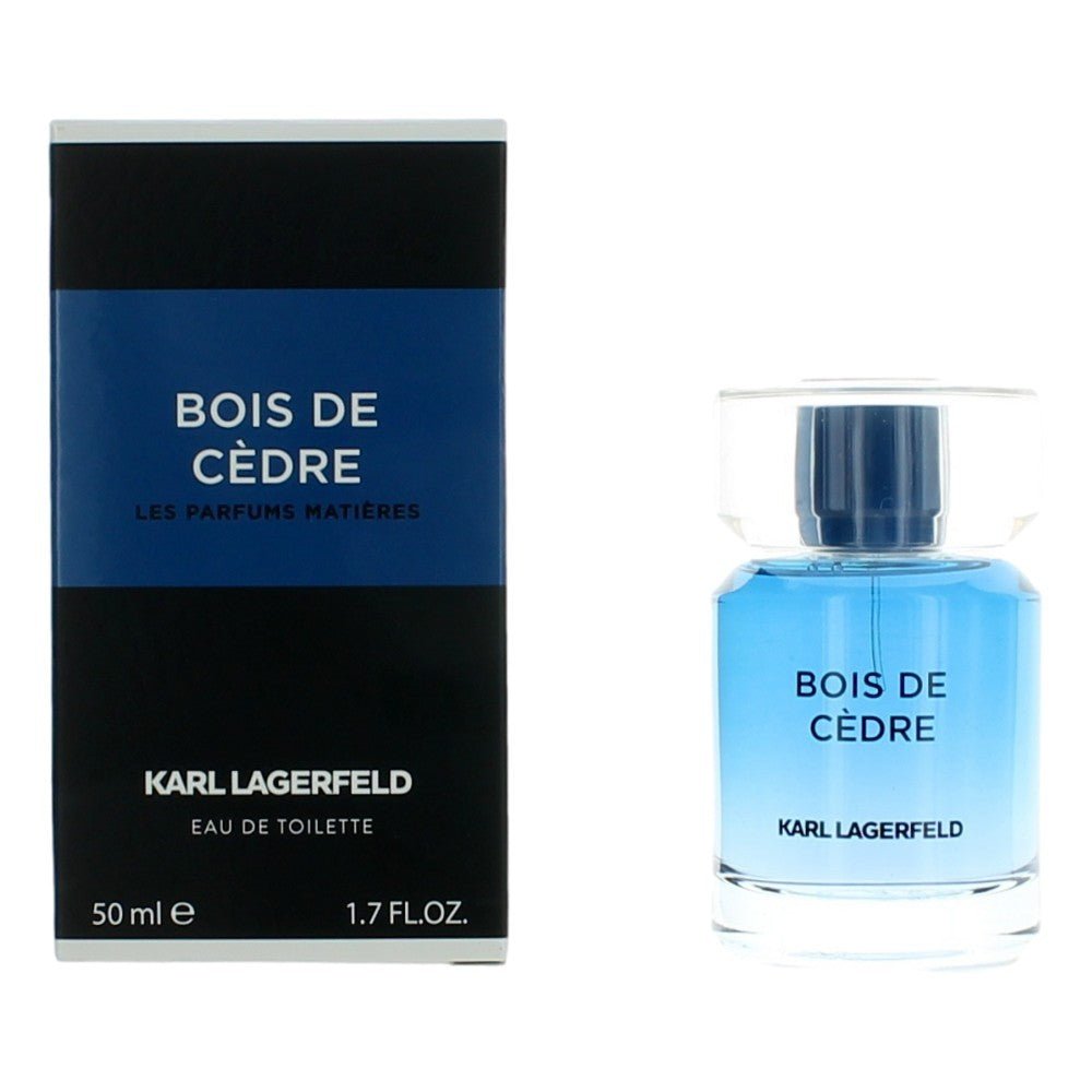 Bois De Cedre by Karl Lagerfeld, 1.7 oz Eau De Toilette Spray for Men - 101 Perfume Plus