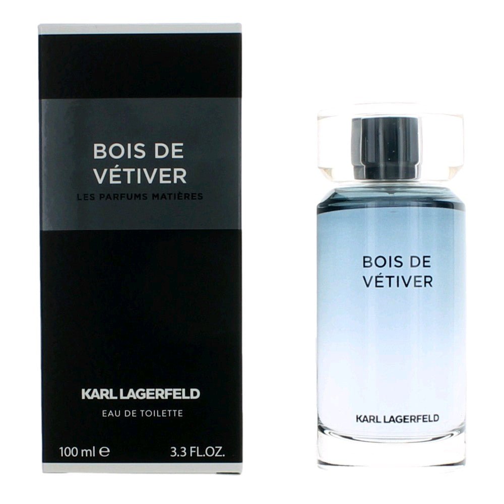 Bois De Vetiver by Karl Lagerfeld, 3.3 oz Eau De Toilette Spray for Men - 101 Perfume Plus