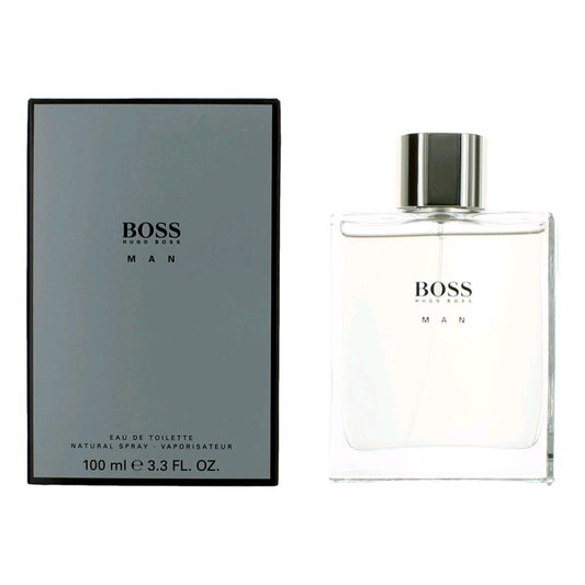 Boss Man by Hugo Boss, 3.3 oz Eau De Toilette Spray for Men - 101 Perfume Plus