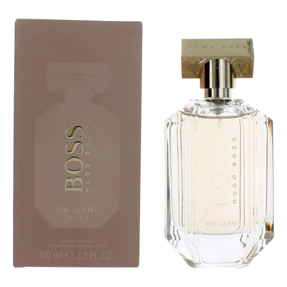 Boss The Scent by Hugo Boss, 3.3 oz Eau De Parfum Spray for Women - 101 Perfume Plus