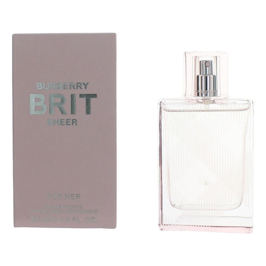 Brit Sheer by Burberry, 1.6 oz Eau De Toilette Spray for Women - 101 Perfume Plus