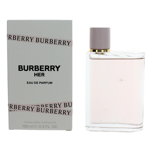 Burberry Her by Burberry, 3.3 oz Eau De Parfum Spray for Women - 101 Perfume Plus