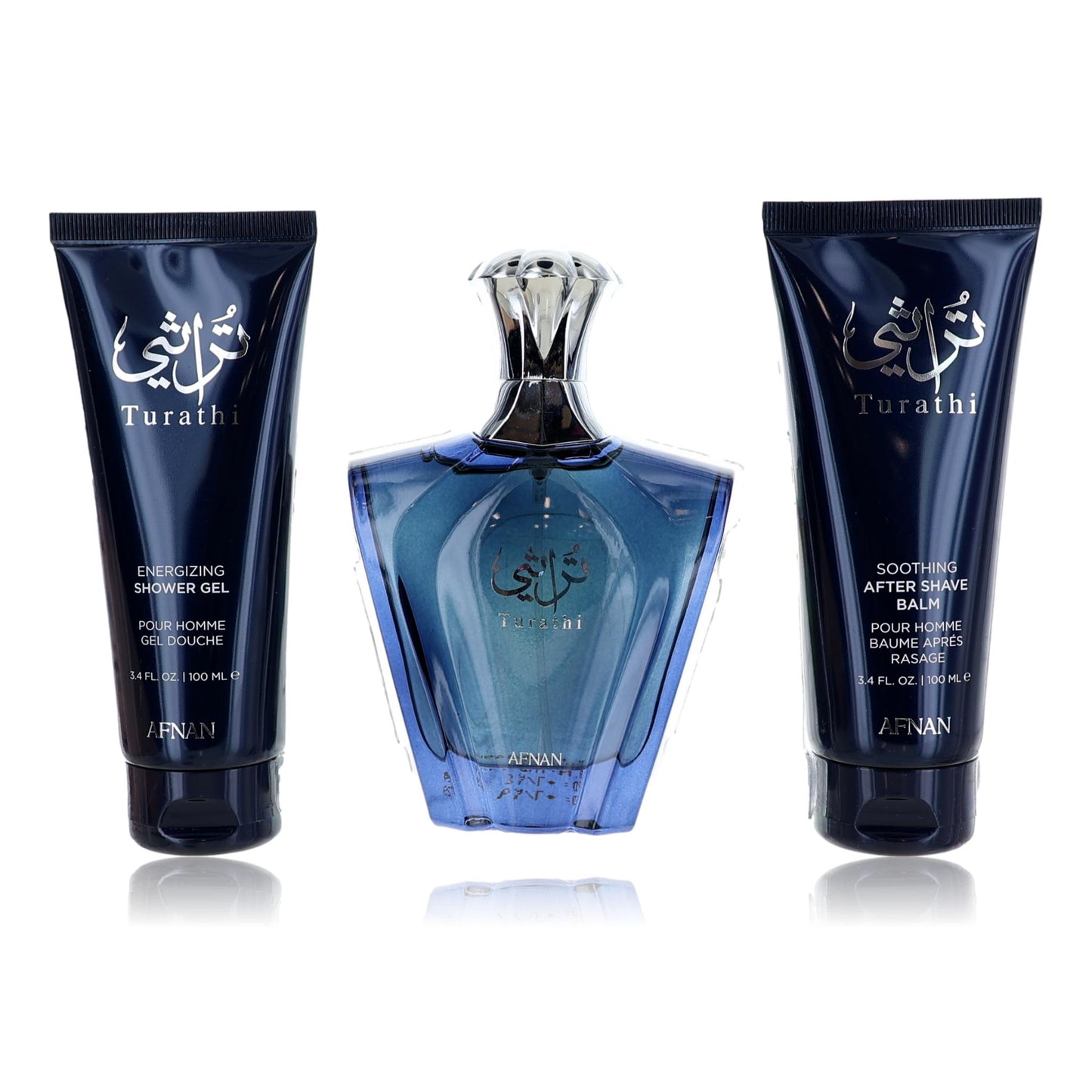 Turathi Blue de Afnan, Set de 3 Piezas para Hombre