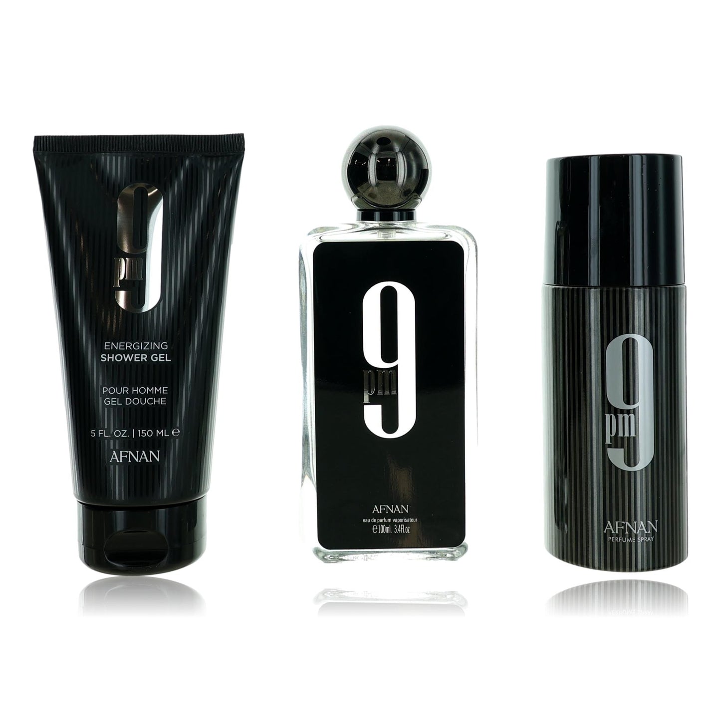 9 PM de Afnan, estuche de regalo de 3 piezas para hombre