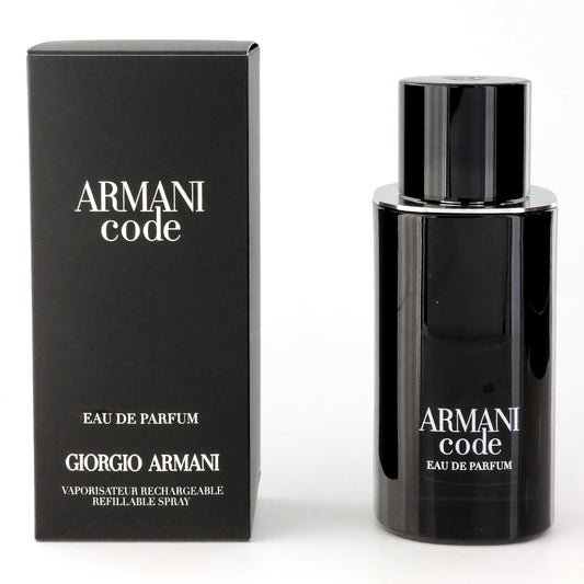 Armani Code by Giorgio Armani, 2.5 oz EDP Refillable Spray for Men 