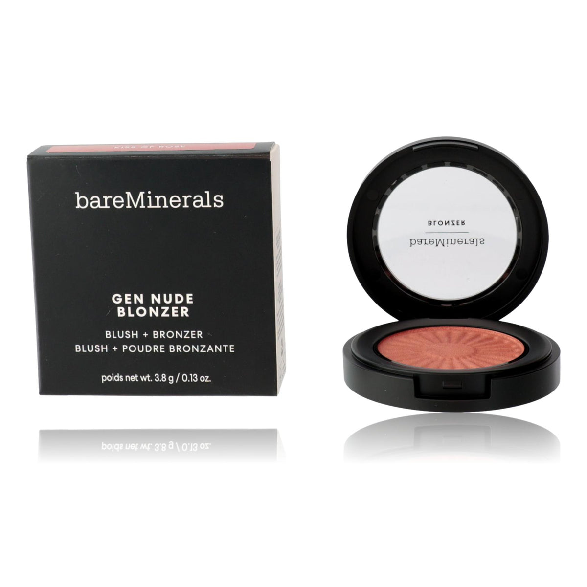 Bare Minerals Gen Nude Blonzer by bareMinerals, 0.13 oz Blush & Bronzer- Kiss of Rose