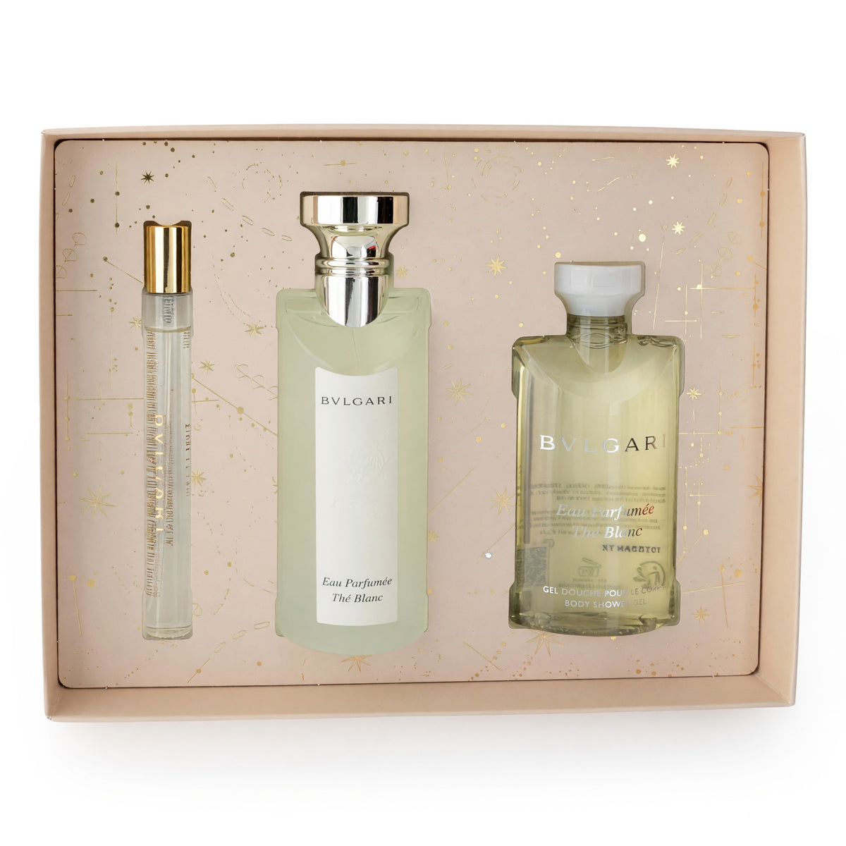 Eau Parfum��e Th�� Blanc by Bvlgari 3-Piece EDT Gift Set For Unisex