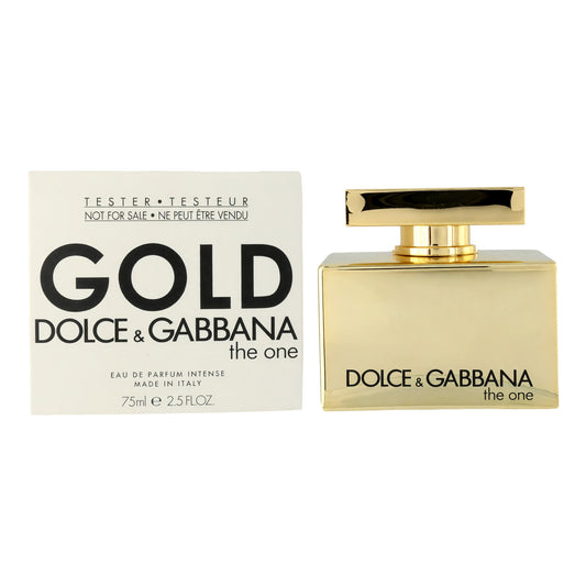 The One Gold by Dolce & Gabanna, 2.5 oz EDP Intense Spray TESTER