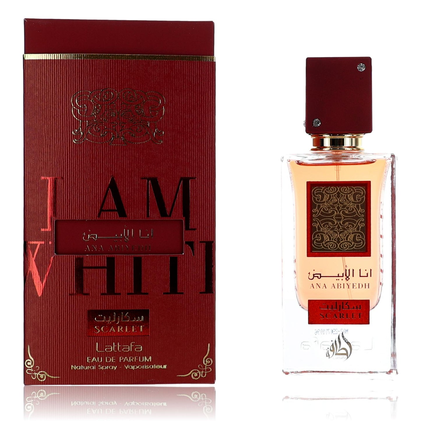 Ana Abiyedh Scarlet de Lattafa, EDP en spray de 2.04 oz para mujer