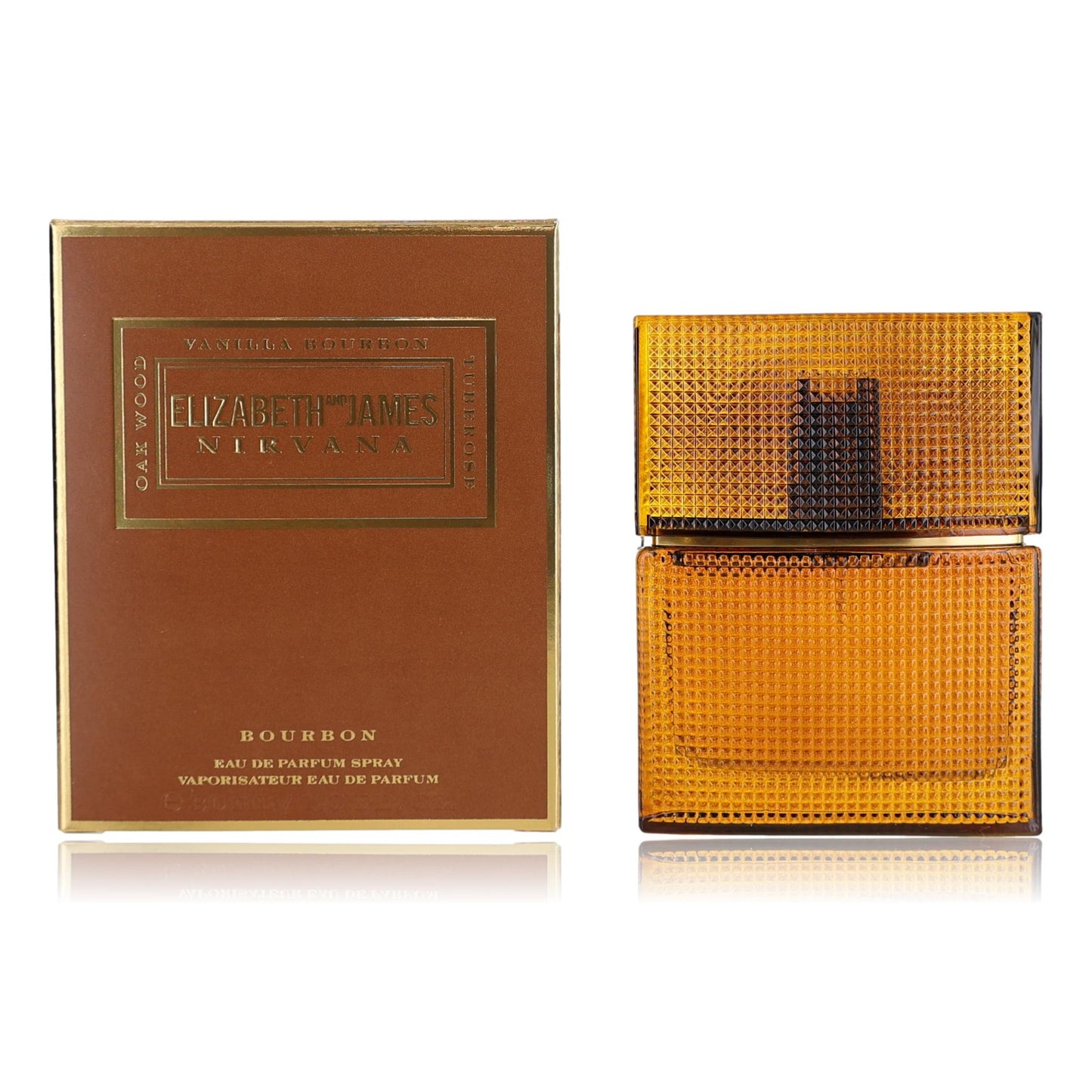 Nirvana Bourbon de Elizabeth and James, vaporizador EDP de 1 oz para mujer