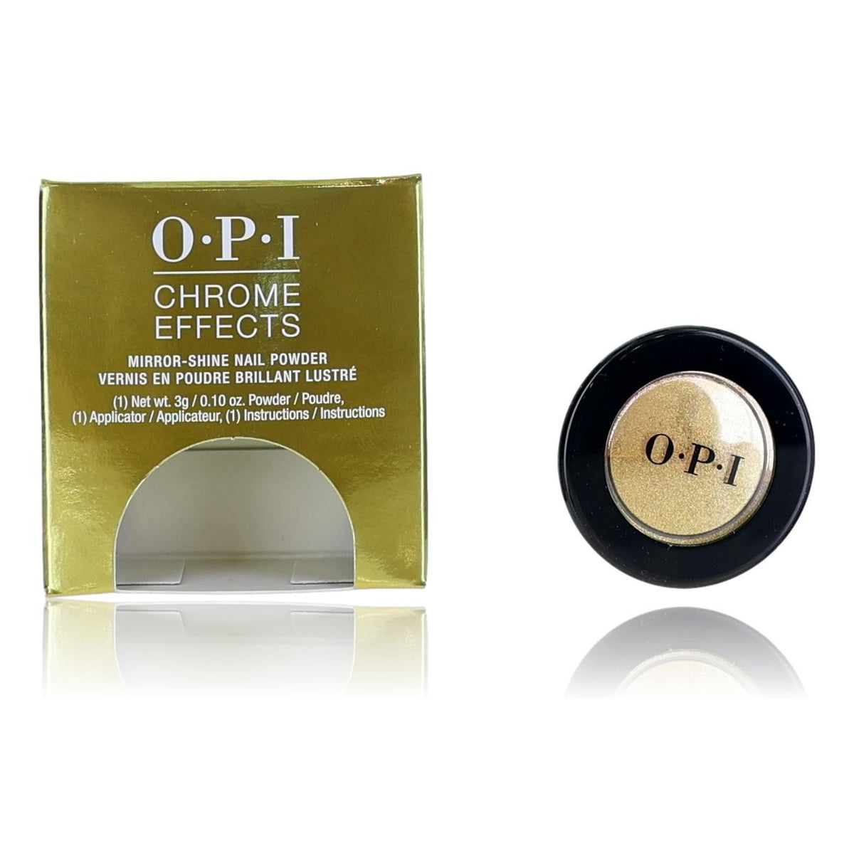 OPI Chrome Effects by OPI, 0.10 oz Nail Powder- Gold Digger