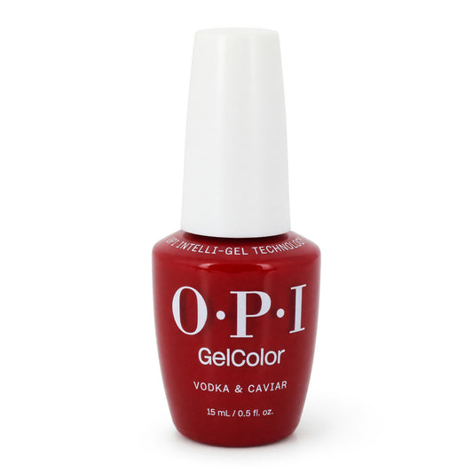 OPI Gel Nail Polish by OPI, 0.5 oz Gel Color - Red & Pink Shades- Vodka & Caviar