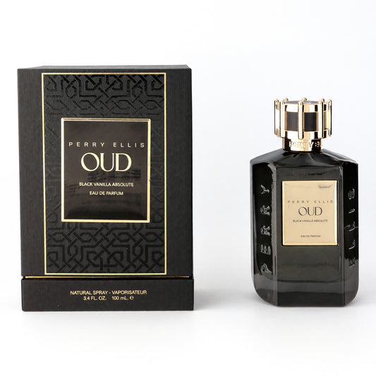 Oud Black Vanilla Absolute by Perry Ellis, 3.4 Oz EDP Spray For Unisex