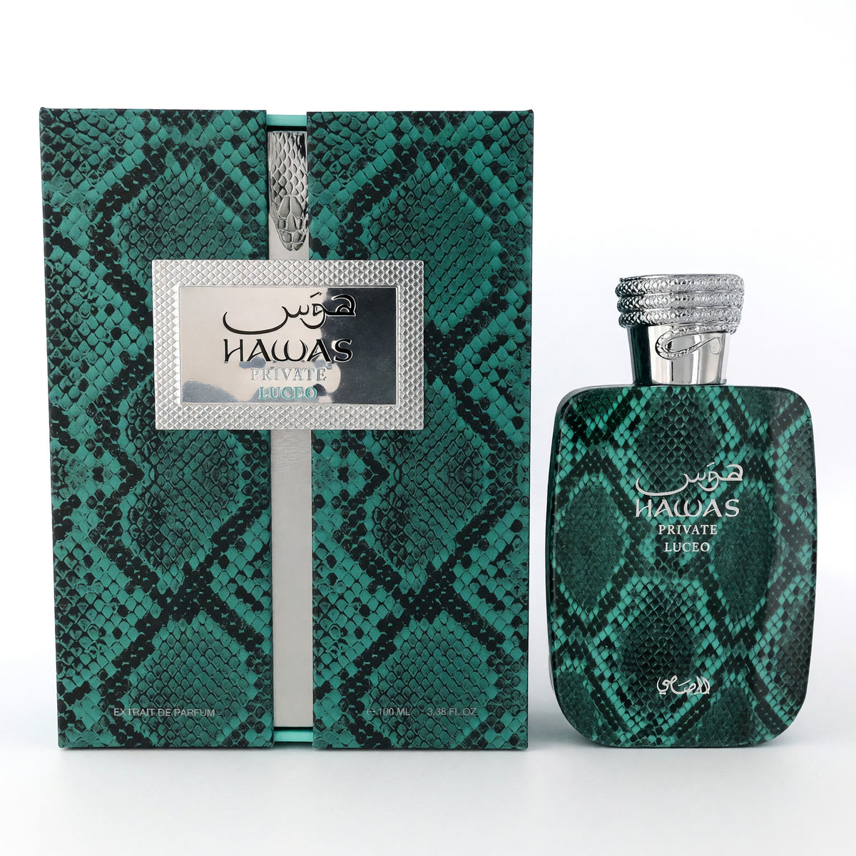Hawas Private Luceo by Rasasi, 3.3oz Extrait De Parfum Spray for Unisex