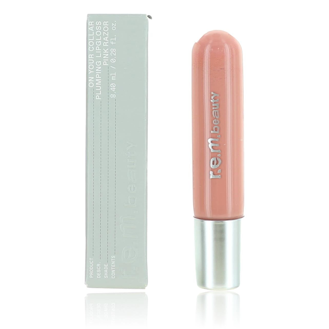 r.e.m. beauty On Your Collar by r.e.m. beauty, gloss de labios voluminizador de .28 oz - Pink Razor