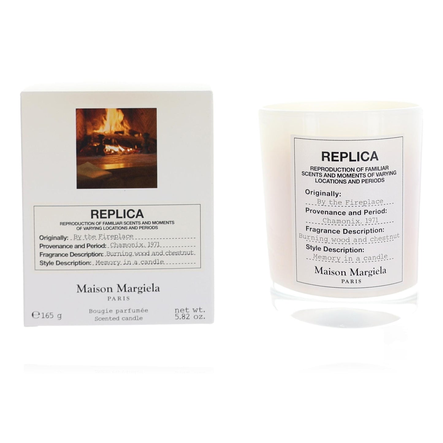 Replica By The Fireplace de Maison Margiela, Vela Aromática de 5.82 oz