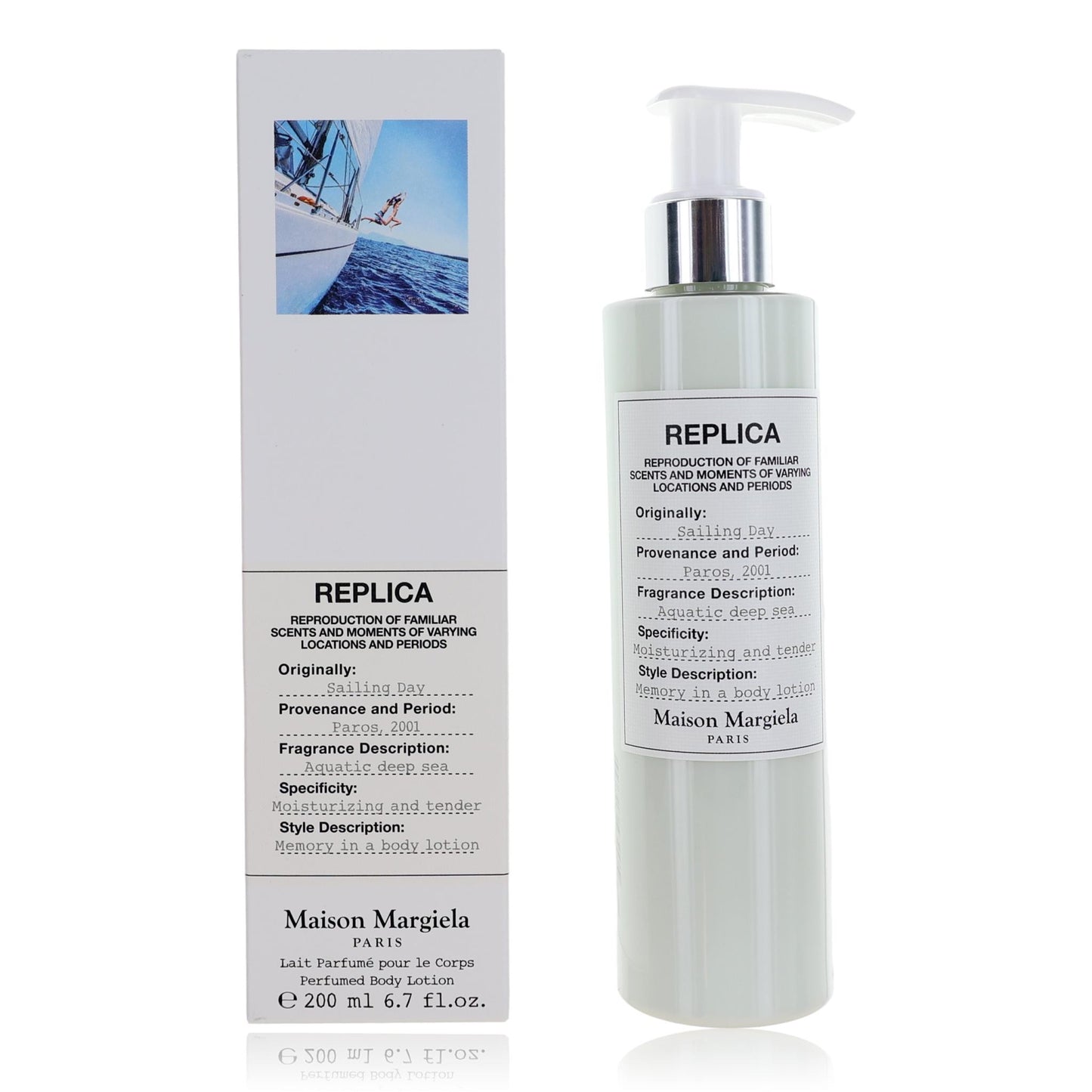 Réplica Sailing Day de Maison Margiela, loción corporal de 6.7 oz para unisex