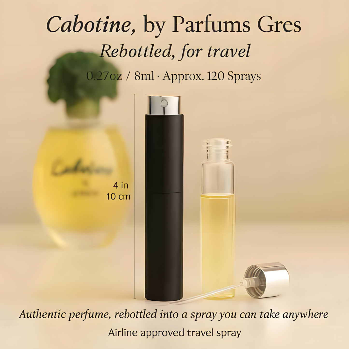 Cabotine by Parfums Gres - 8ml Travel Spray