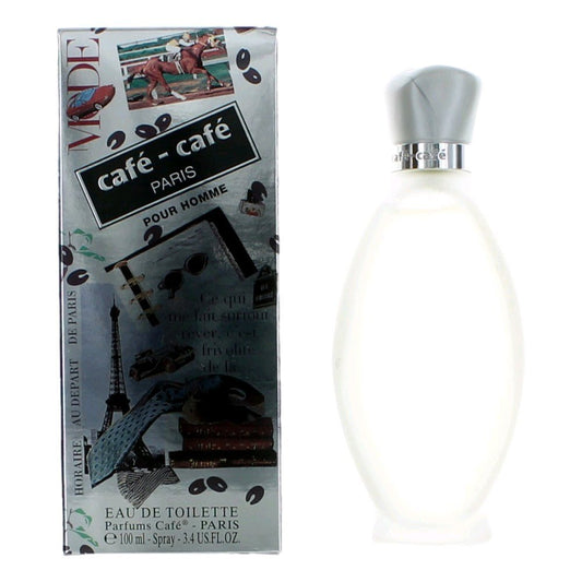 Cafe Cafe Paris by Cafe, 3.4 oz Eau De Toilette Spray for Men - 101 Perfume Plus