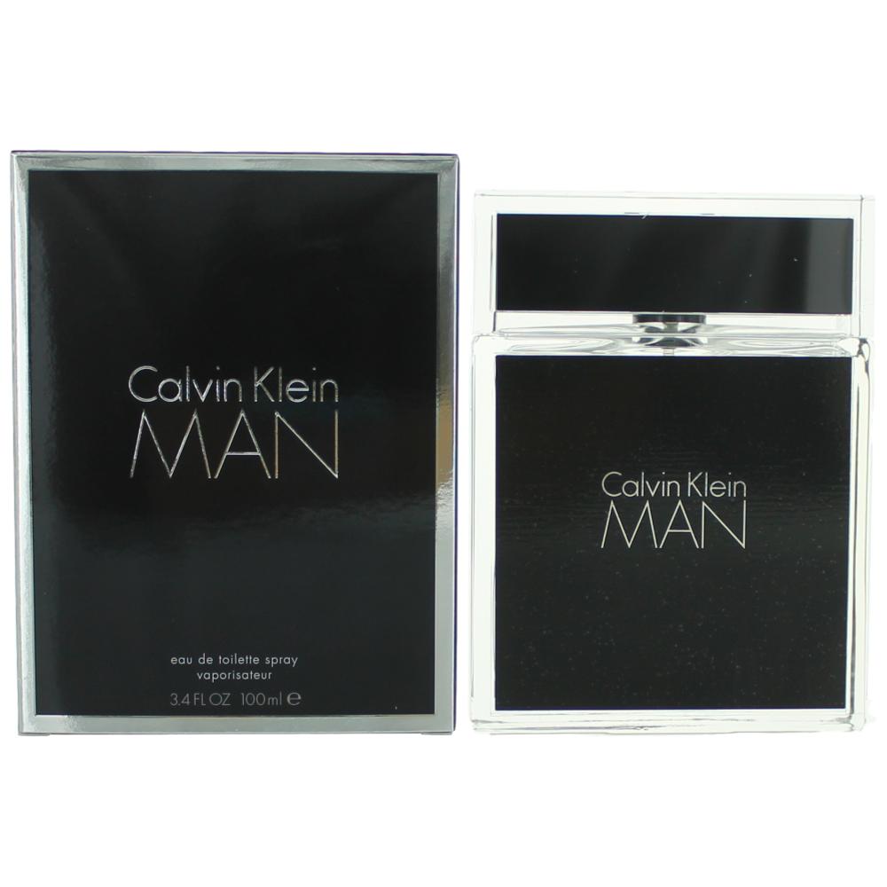 Calvin Klein Man by Calvin Klein, 3.4 oz Eau De Toilette Spray for Men - 101 Perfume Plus