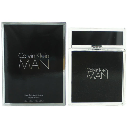 Calvin Klein Man by Calvin Klein, 3.4 oz Eau De Toilette Spray for Men - 101 Perfume Plus