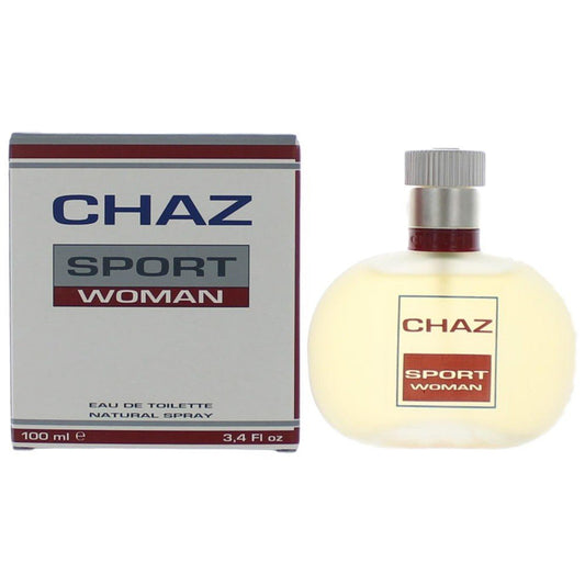 Chaz Sport Woman by Chaz, 3.4 oz Eau De Toilette Spray for Women - 101 Perfume Plus