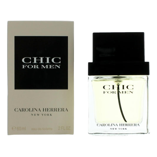 Chic by Carolina Herrera, 2 oz Eau De Toilette Spray for Men - 101 Perfume Plus