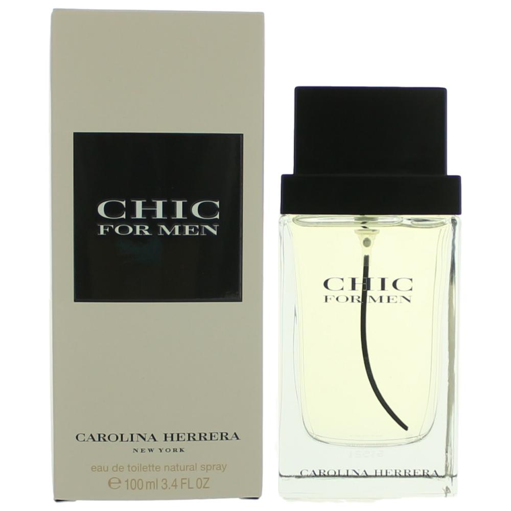 Chic by Carolina Herrera, 3.4 oz Eau De Toilette Spray for Men - 101 Perfume Plus