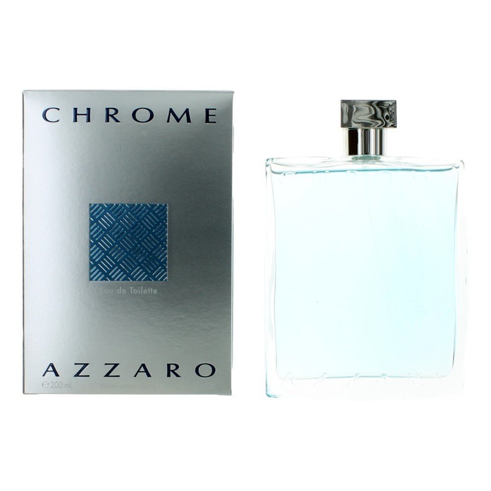 Chrome by Azzaro, 6.7 oz Eau De Toilette Spray for Men - 101 Perfume Plus