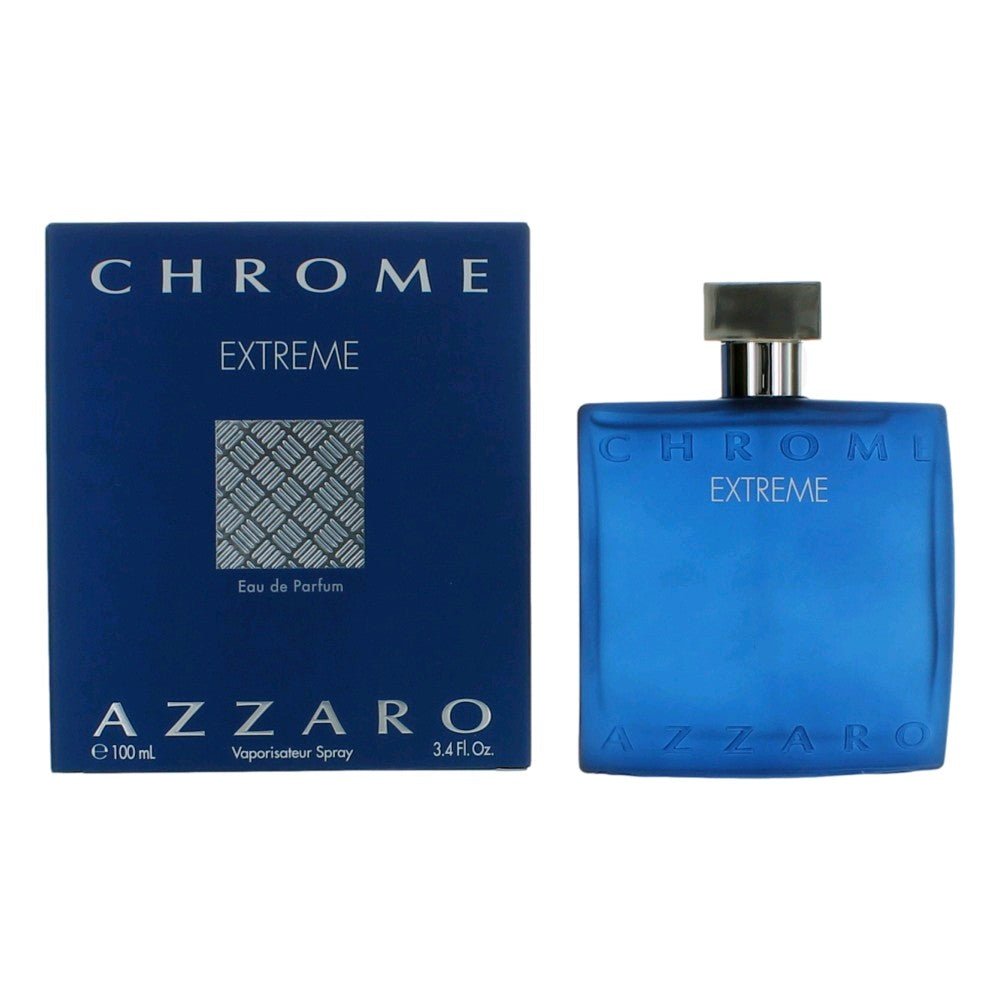 Chrome Extreme by Azzaro, 3.4 oz Eau De Parfum Spray for Men - 101 Perfume Plus